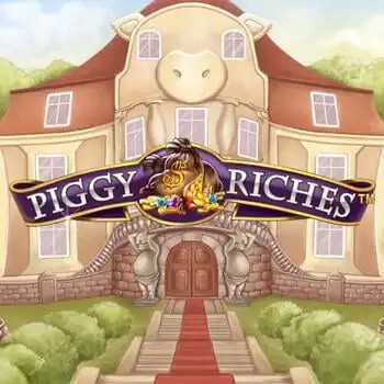 Piggy Riches casino game by NetEnt – featured logo at Roobet Casino