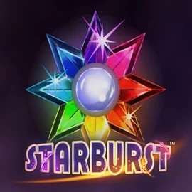 Starburst logo by NetEnt at Roobet Casino
